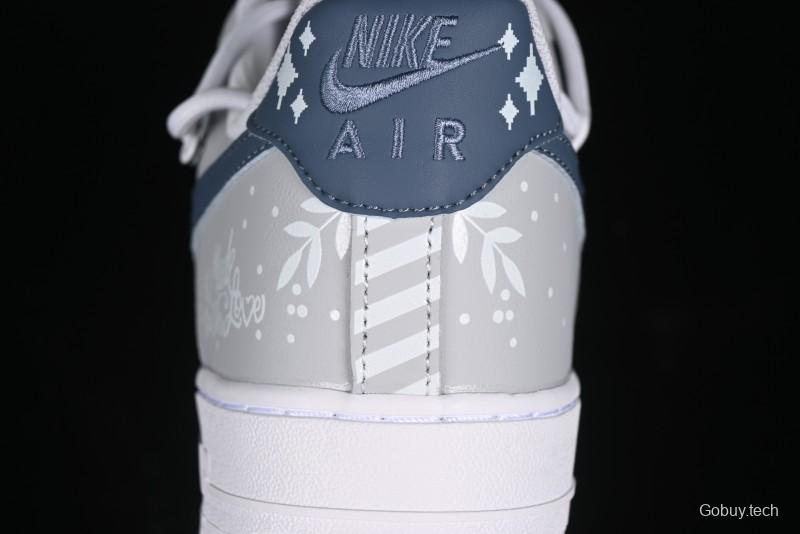 Nike Air Force 1 '07 Low Frozen Custom Paint Low-Top Casual Sneakers - ZH0316-035