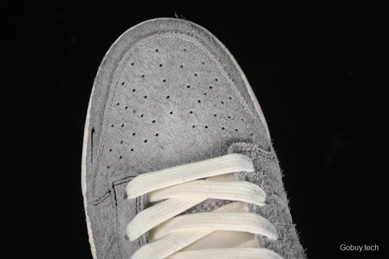 Nike SB Dunk Low Stussy Series - Battle Grey Black Hook Anniversary High-End Custom Low-Top Casual Skate Shoes - MM1089-027