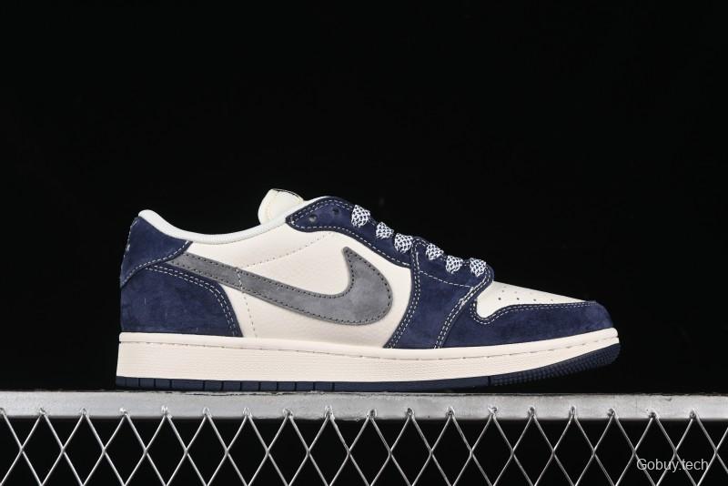 Nike Travis Scott x Fragment Design x Air Jordan 1 Low OG SP AJ1 Gucci Collaboration - XY2688-109
