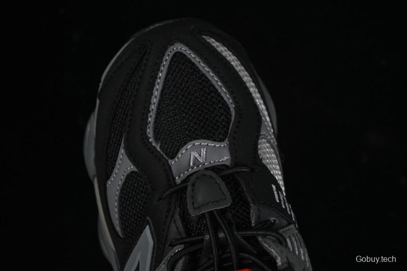 New Balance 9060 Series Hook and Loop Kids Sneakers - PV9060BLK