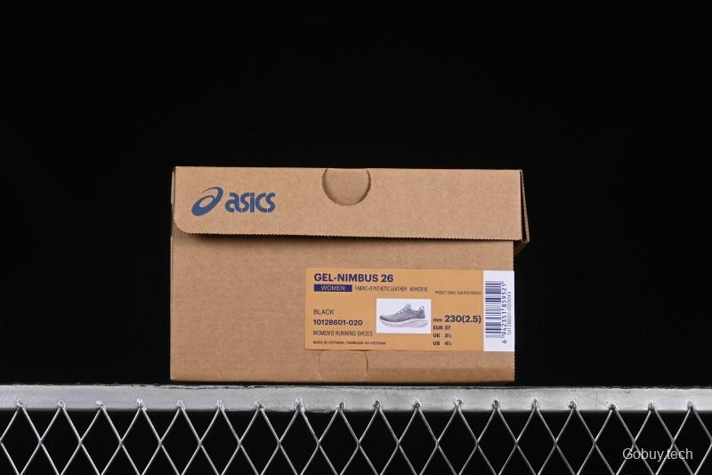 Asics Gel-Nimbus 26 Retro Breathable Casual Shoes Cushioned Men's Durable Running Shoes - 1012B601-020