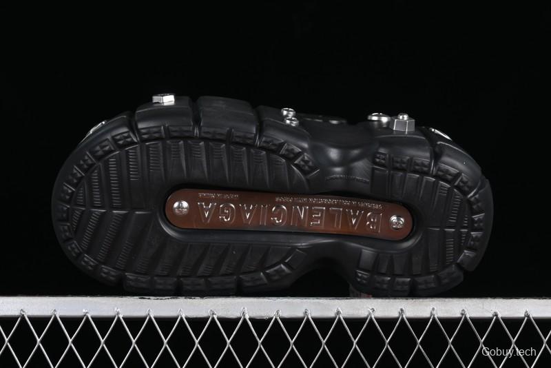 Balenciaga Hardcrocs Slide EVA Round Toe Ultra Thick Sole Clog Sandals - W1S8N1081