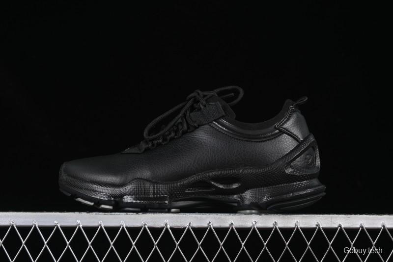 Men's All-Black Premium Leather Sneakers – Sleek & Versatile Design