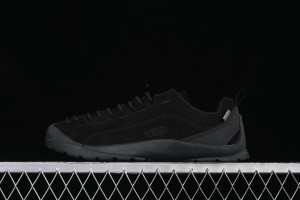 KEEN Men's Jasper II Waterproof Sneaker - All-Black Minimalist Design