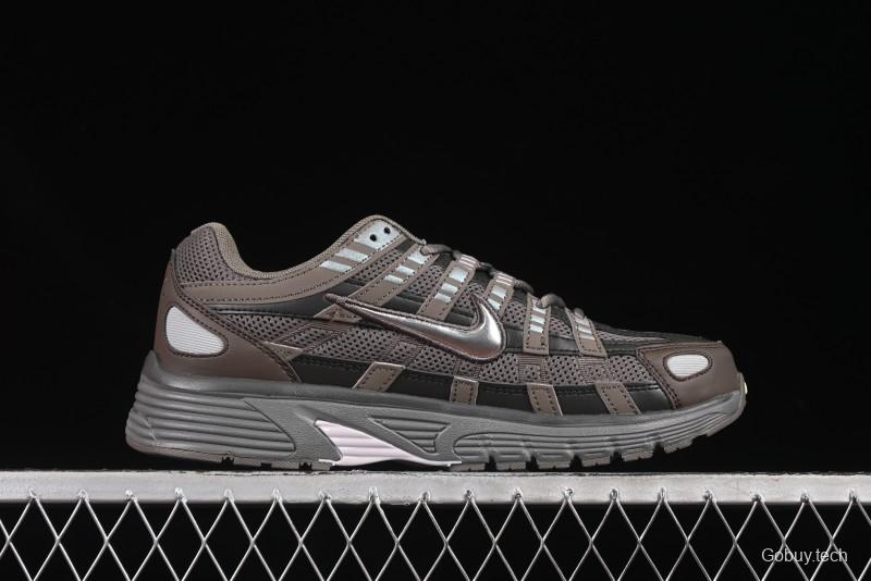 Nike P-6000 Prm Retro Casual Sneakers with Layered Design - CD6404-202