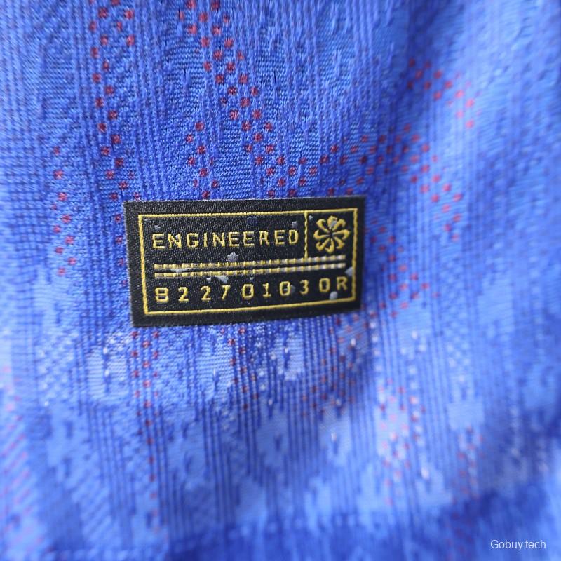 Player Version 25/26 Barcelona Blue with Red Pattern Jersey