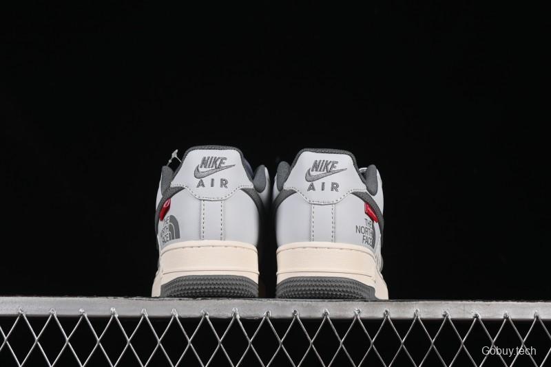 Nike Air Force 1'07 Low The North Face Collaboration Grey Multi-Tone Casual Sneakers - JJ2508-715