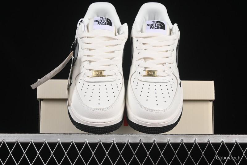 Nike Air Force 1 '07 Low The North Face Collaboration Beige Double Swoosh Casual Sneakers - AM1588-006