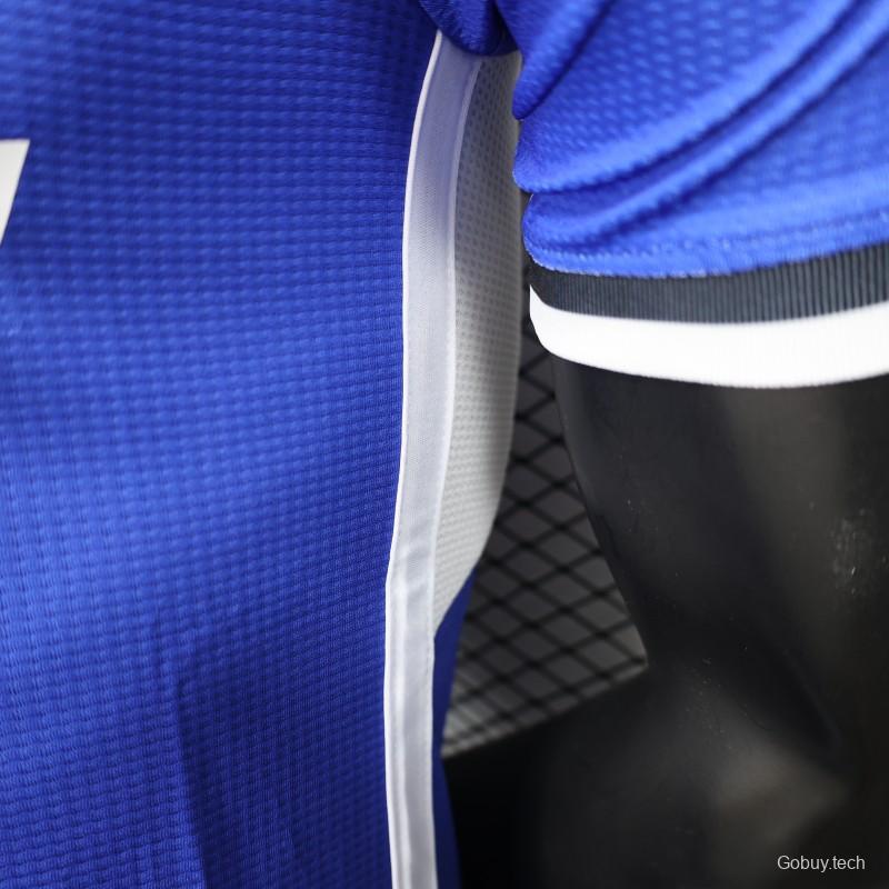 Player Version 2025 Algeria Blue with Arabic Sponsor Jersey