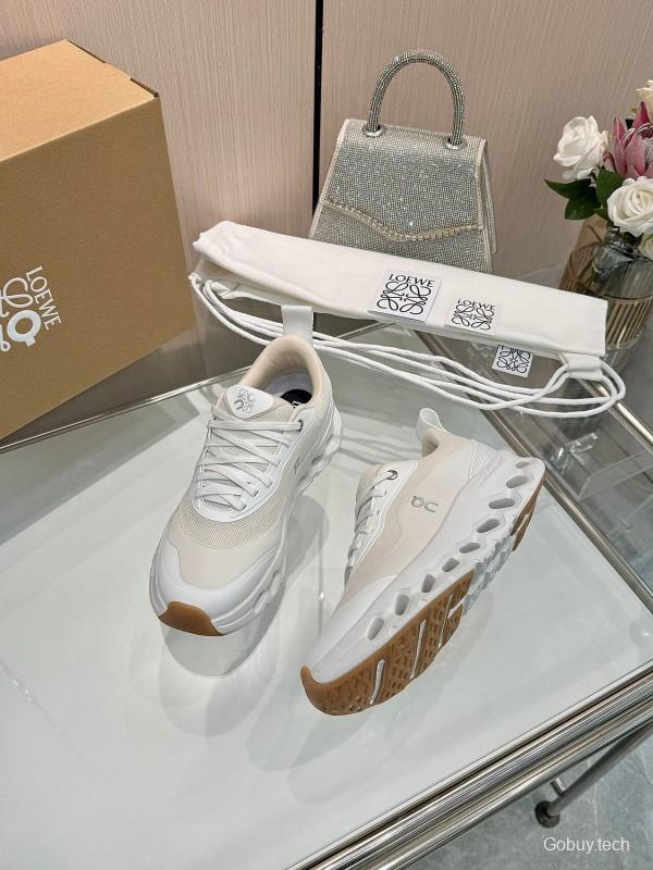 2025 Unisex Loewe White Mesh Rubber Sneakers