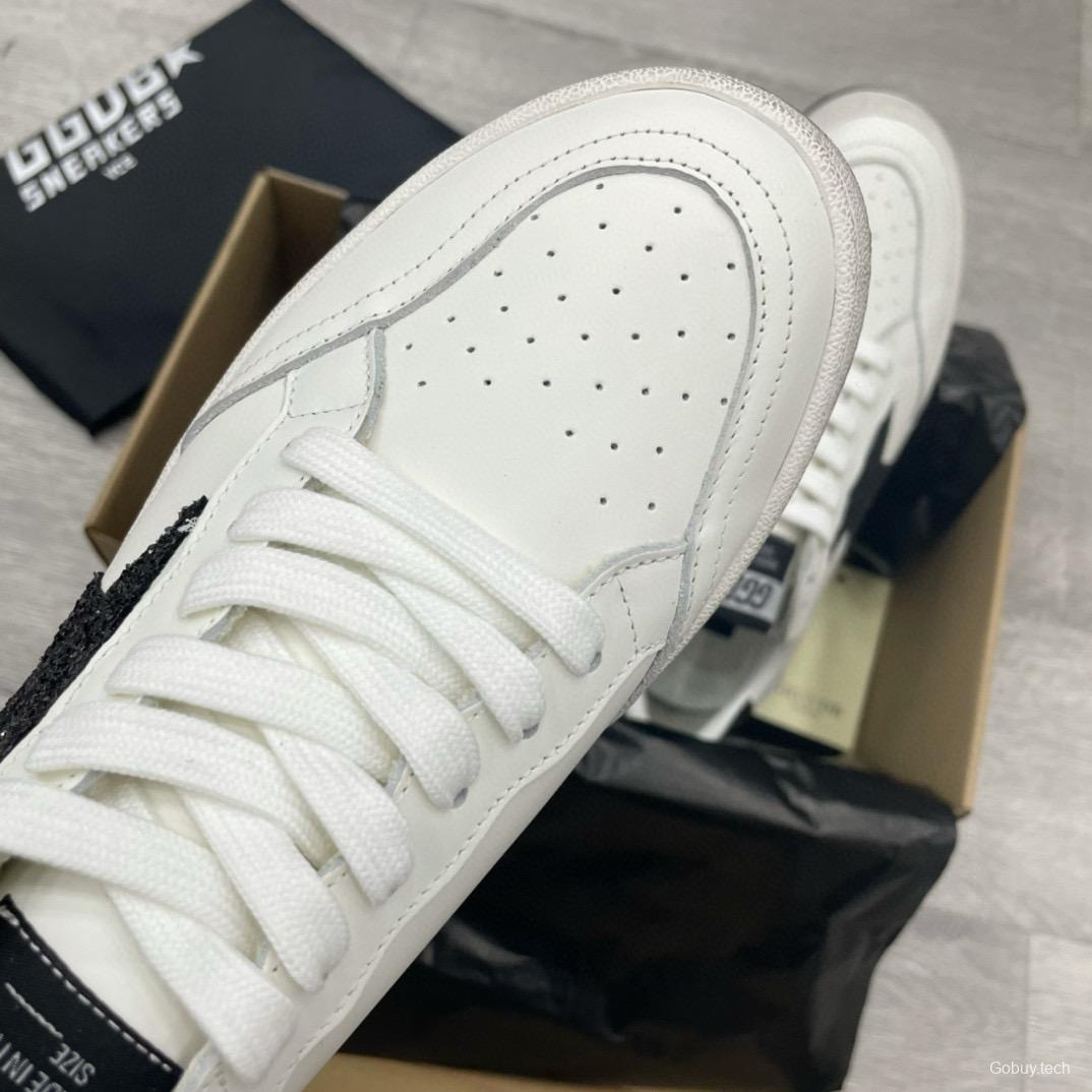 2024 Unisex GGDB White Black Leather Low Top Sneakers MJ00260