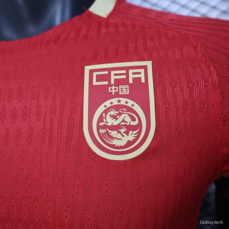 Player Version 2025 China Home Jersey