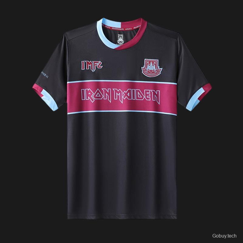 Retro 22/23 Iron Maiden X West Ham Black Jersey