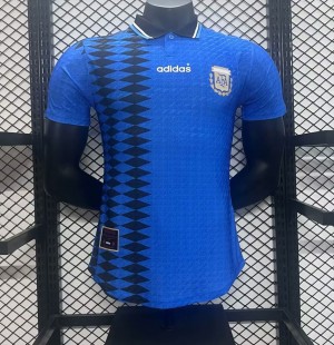 Player Version Retro 1994 Argentina Away Blue Jersey