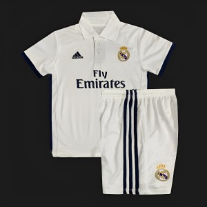 Retro 16/17 Kids Real Madrid Home Jersey