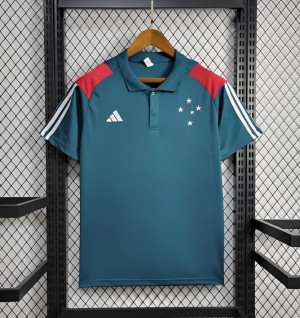 24/25 Cruzeiro Dark Green Polo Jersey