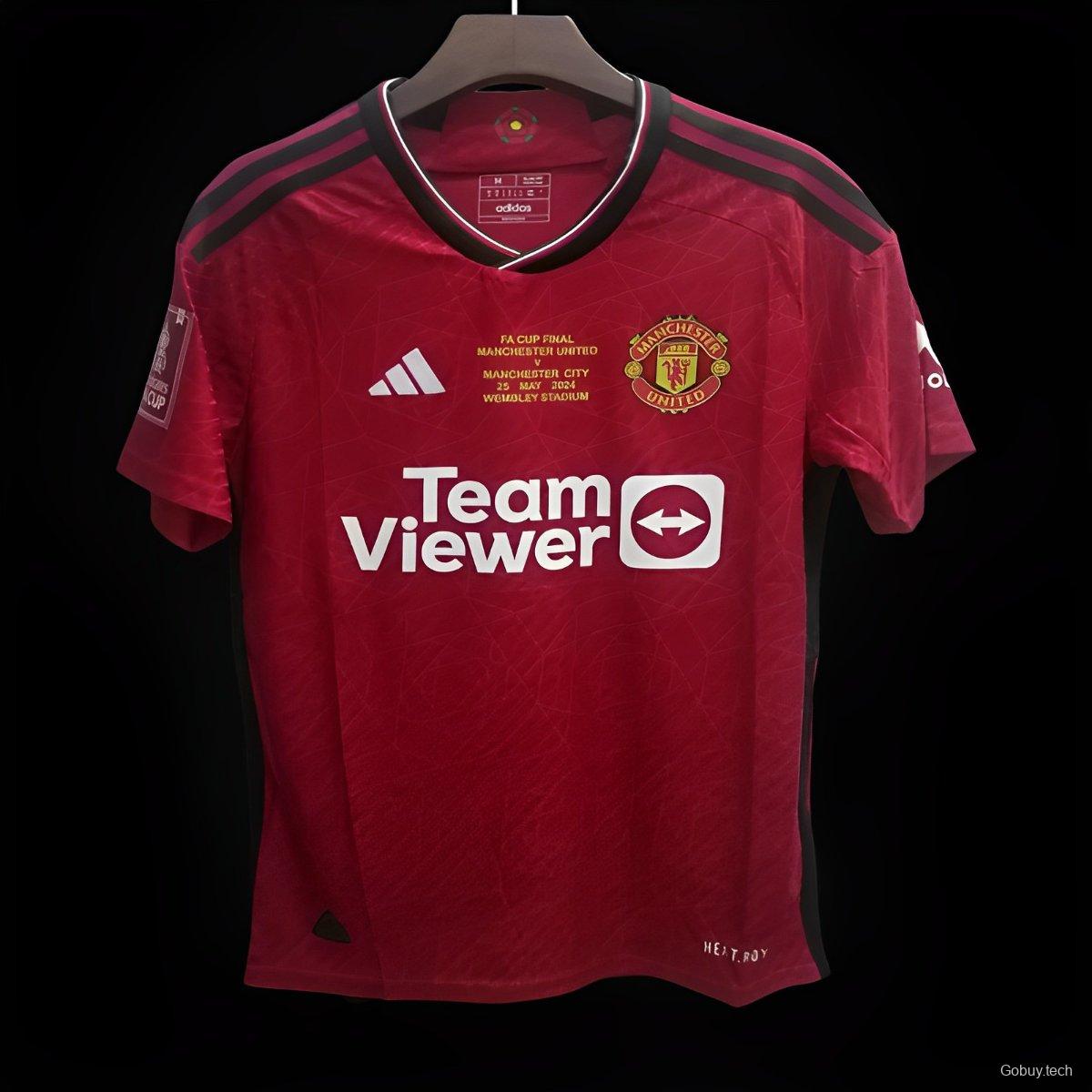 23/24 Manchester Untied Home FA CUP FINAL Jersey