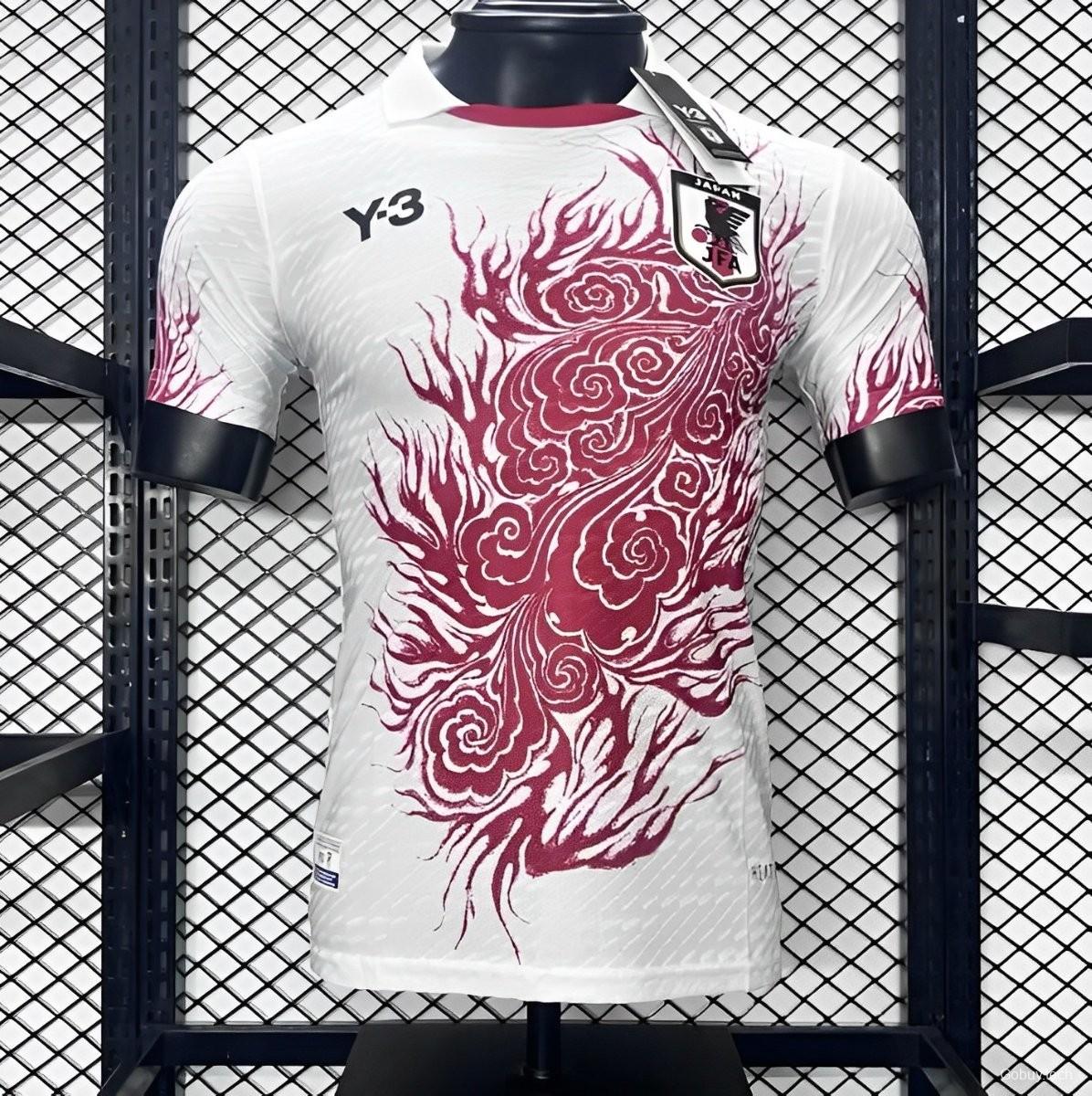 Player Version 2024 Japan x Y3 White Special Jersey