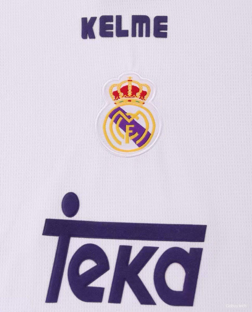 Retro Kids 96/97 Real Madrid Home Jersey