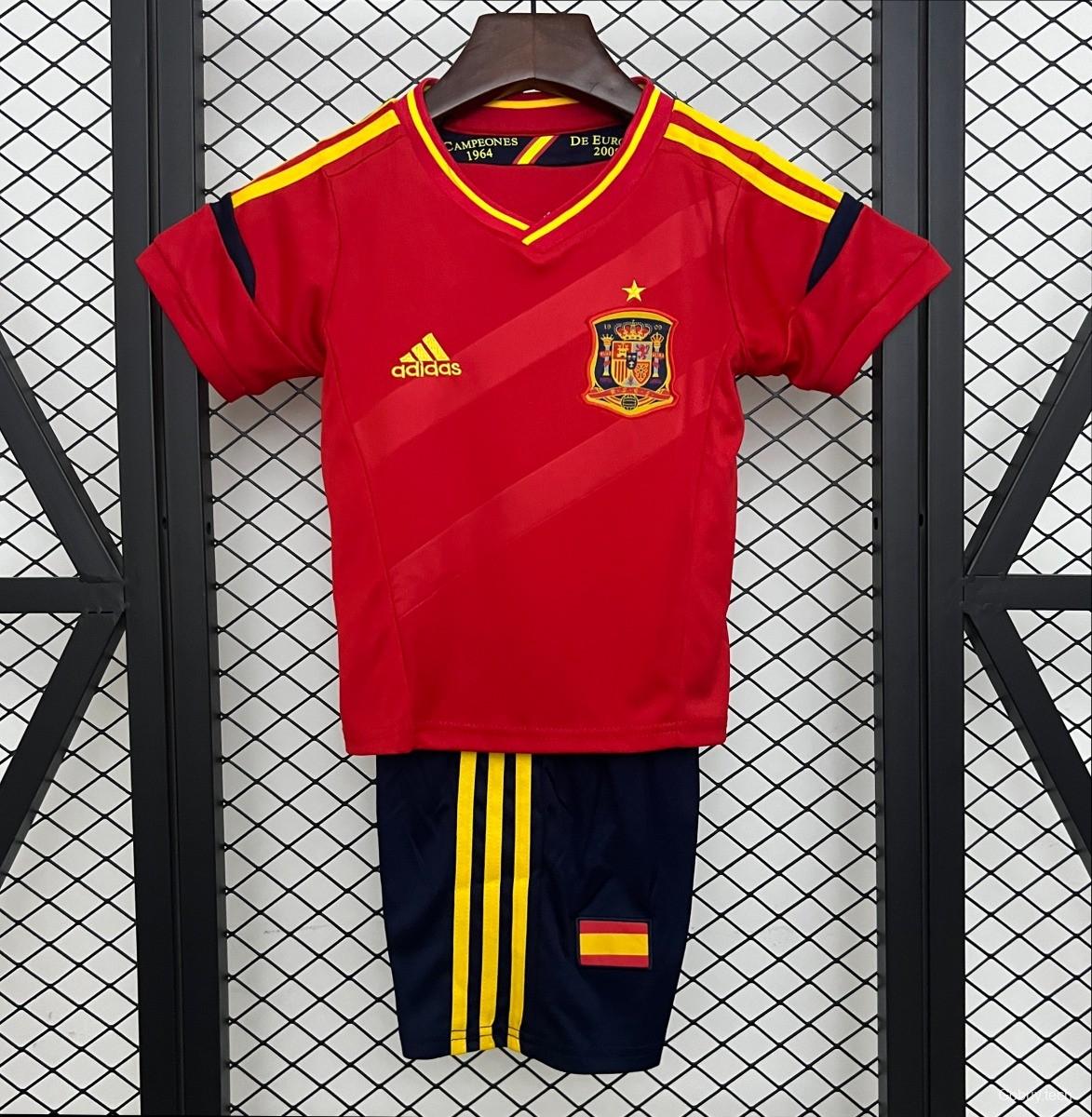 2012 Kids Spain Home Size 16-28 Jersey